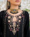 Anaya - 3 Piece Embroidered Chiffon Dress