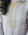 Meerab - 3 Piece Embroidered Dress