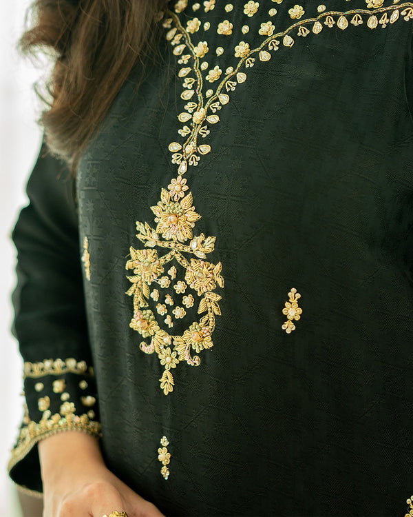 Neelofar - 3 Piece Embroidered Dress