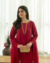 Ayzel - 3 Piece Embroidered Dress