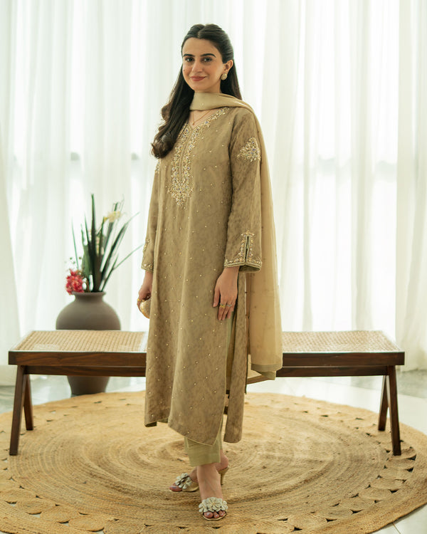 Heer - 3 Piece Embroidered Dress