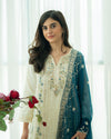 Haya - 3 Piece Embroidered Chiffon Dress