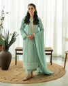 Sahar - 3 Piece Embroidered Chiffon Dress