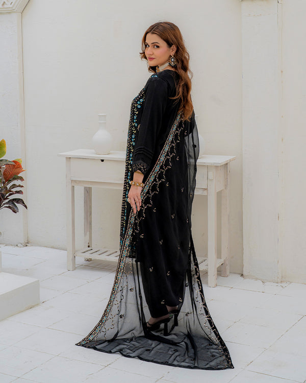 Aleena - 3 Piece Embroidered Dress
