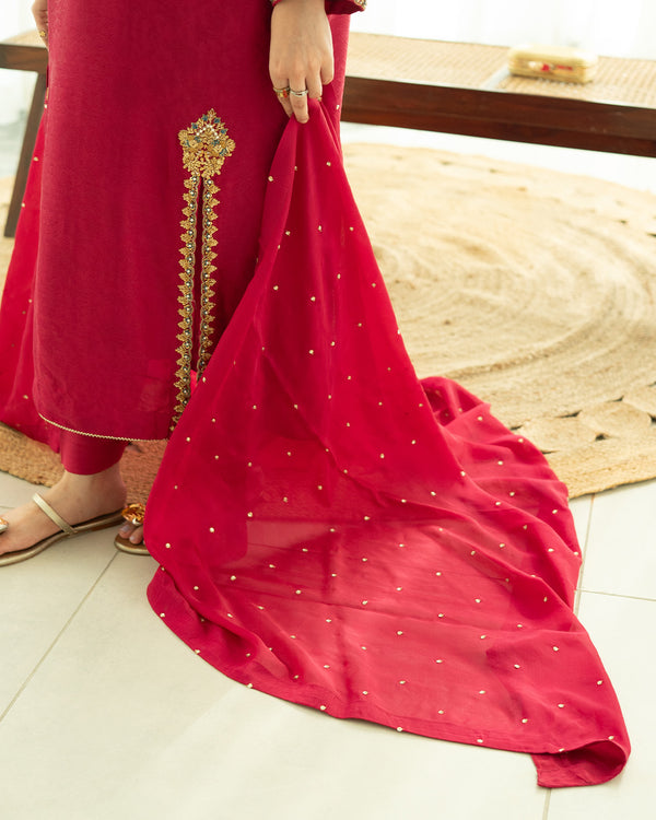 Ayzel - 3 Piece Embroidered Dress