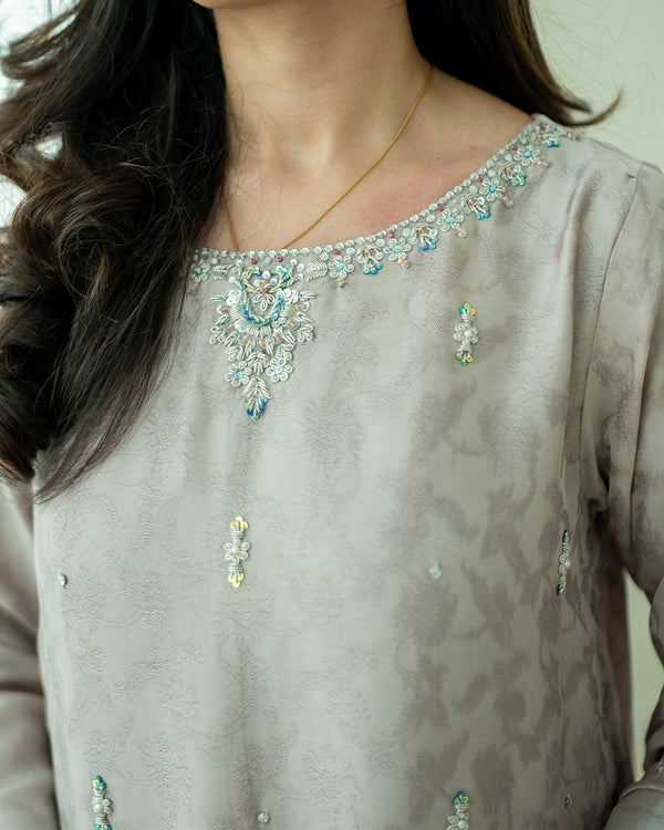 Nazneen - 3 Piece Embroidered Dress