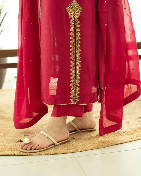 Ayzel - 3 Piece Embroidered Dress