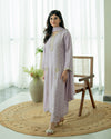 Meerab - 3 Piece Embroidered Dress