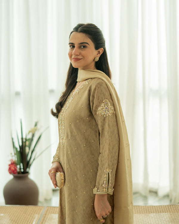 Heer - 3 Piece Embroidered Dress