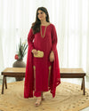 Ayzel - 3 Piece Embroidered Dress