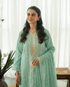 Sahar - 3 Piece Embroidered Chiffon Dress